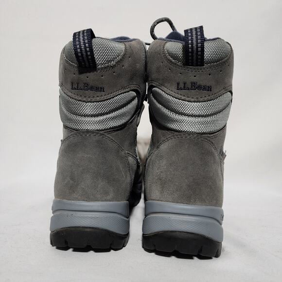 LL Bean Tek 2.5 Hiking Boots Grey Men\'s Size 7 Weatherproof Traction